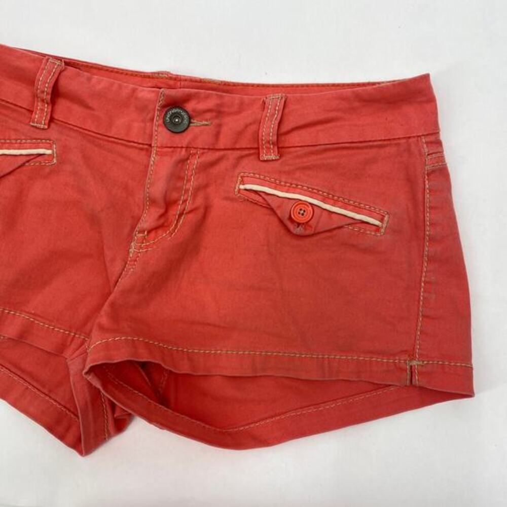 UnionBay Y2K coral‎ low rise mini shorts